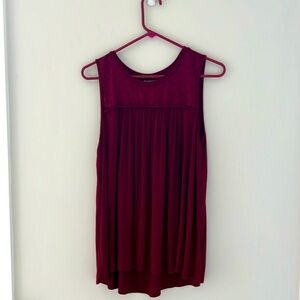 Knox Rose sleeveless brick red top size M